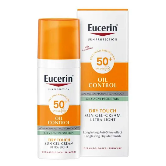ژل کرم ضد آفتاب spf50 پوست چرب اوسرین 50 میل