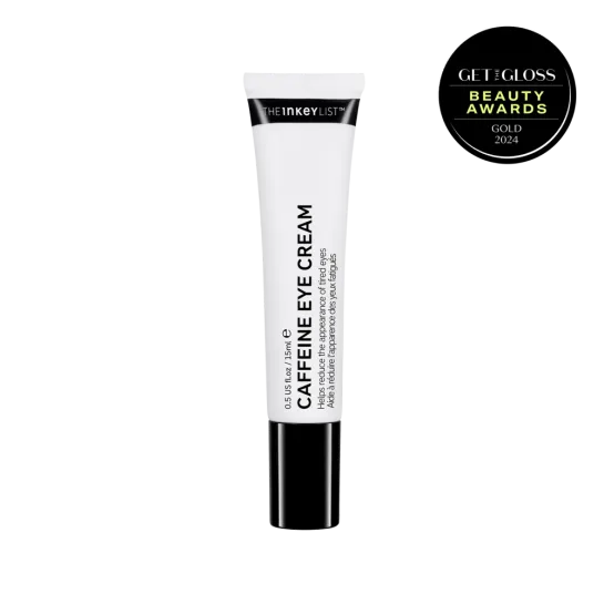 Caffeine Eye Cream pack shot with get the gloss award