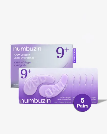 No.9 NAD+ Collagen Under Eye Patches (5 Pairs)
