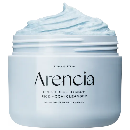 Fresh Blue Hyssop Rice Mochi Cleanser
