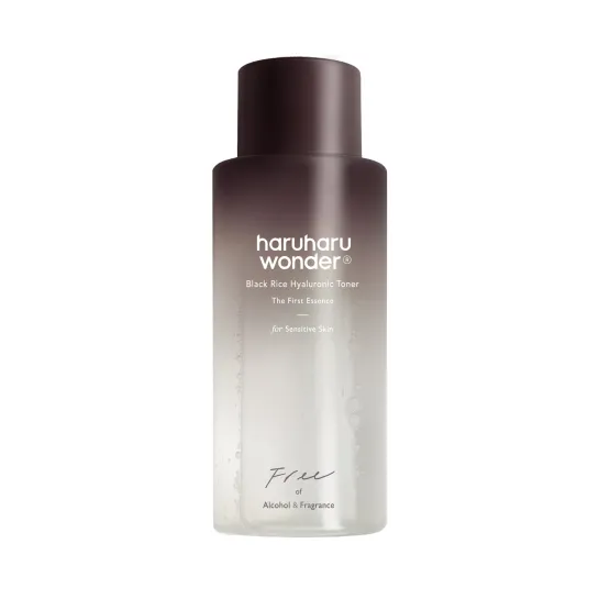 haruharu wonder Black Rice
Hyaluronic Toner Free of Alcohol & Fragrance bottle on a white background