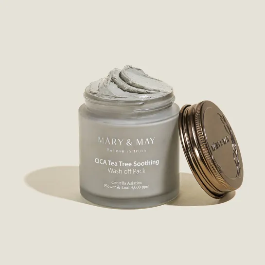 Mary&May Vegan CICA TeaTree Soothing Wash off Pack