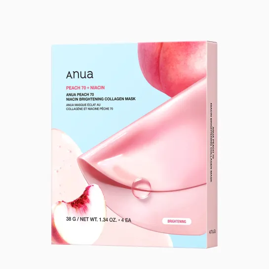 Anua US Sheet Mask Peach 70 Niacin Brightening Collagen Mask