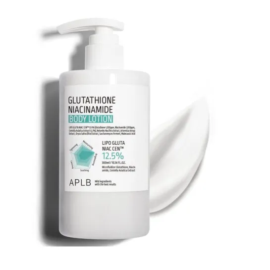 لوسیون بدن گلوتاتیون و نیاسینامید ضد لک و روشن کننده پوست Glutathione Niacinamide Body Lotion