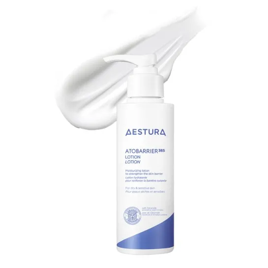 لوسیون ترمیم کننده و مرطوب کننده قوی اتو بریر استرا Aestura Atobarrier Lotion