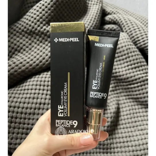 کرم دور چشم حجم دهنده و ضدچروک پپتاید و هیالورونیک مدی پیل -Peel Peptide Hyaluronic Volumy Eye Cream