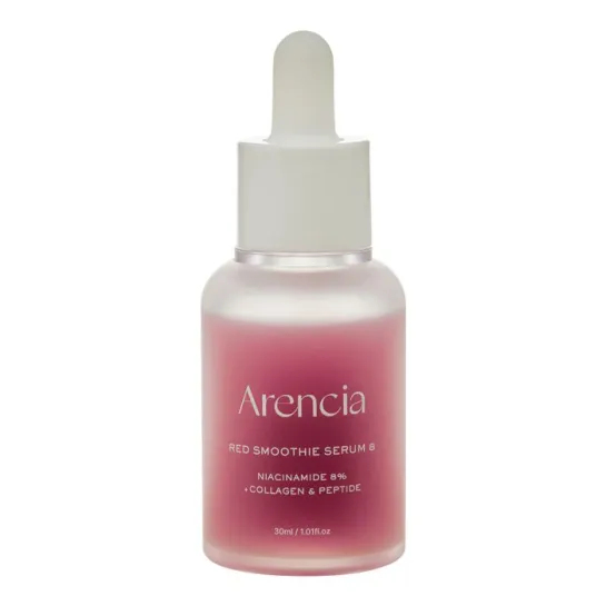 سرم کلاژن و نیاسینامید درصد اسموتی قرمز آرنسیا ARENCIA Fresh Red Smoothie Serum