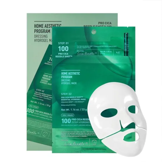 هیدروژل ماسک دو مرحله ای پروسیکا ریدل شات وی تی کازمتیک VT Cosmetics Pro Cica Reedle Shot 2Step Hydrogel Mask