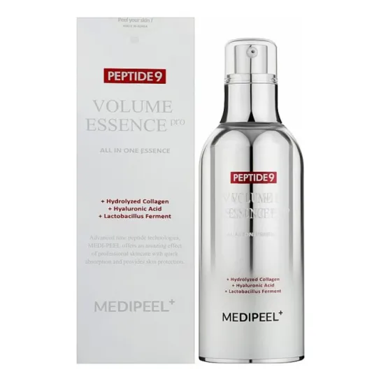 اسنس ضد چروک کمپلکس پپتاید مدی پیل حجم دهنده و آبرسان قوی پوست -Peel All in One Peptide Volume Essence