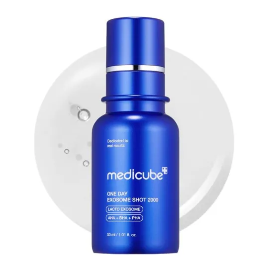 آمپول کنترل منافذ وان دی اگزوزوم‌ شات مدی کیوب Medicube ONE DAY EXOSOME SHOT