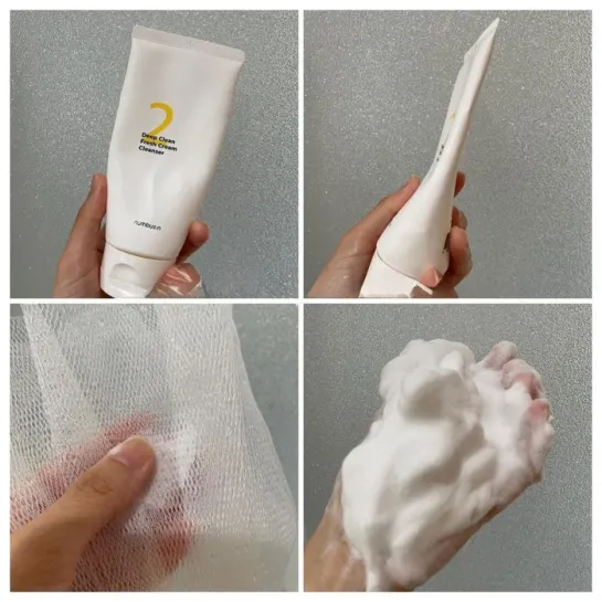 شوینده پاک کننده عمقی شماره نامبوزین . Deep Clean Fresh Cream Cleanser