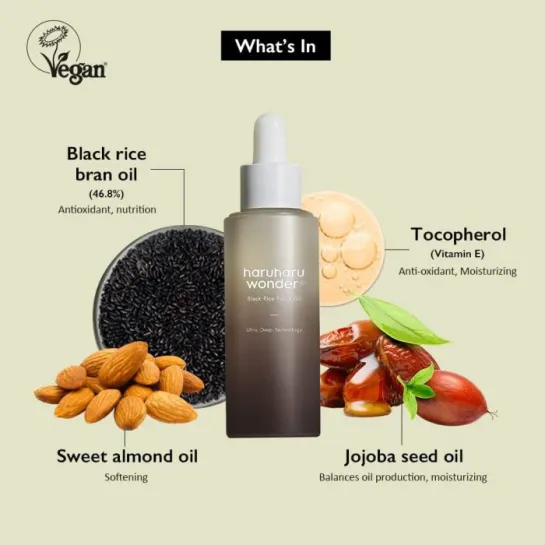 روغن تغذیه کننده برنج سیاه هاروهارو