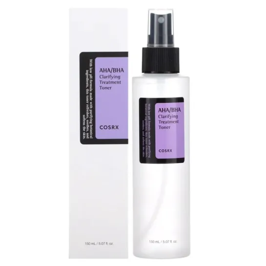 تونر لایه بردار درمانی آبرسان و شفاف کننده - کوزارکس COSRX - Clarifying Treatment Toner 150ml