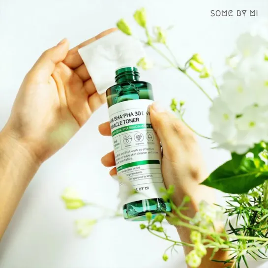 تونر ضد جوش و آبرسان روزه میراکل سام بای می Some By Mi AHA BHA PHA Days Miracle Toner 150ml