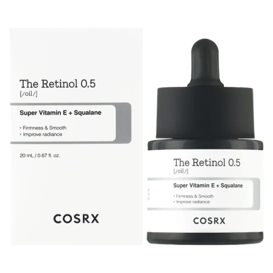 سرم روغنی رتینول . درصد کوزارکس ضد چین و چروک و آکنه COSRX The Retinol . Oil 2ml