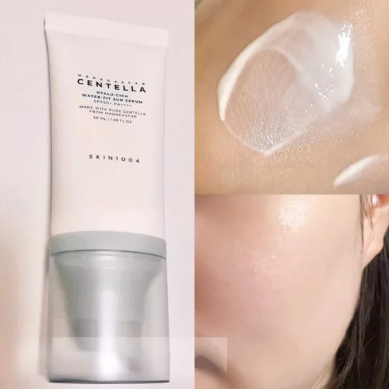 سرم ضدآفتاب هیالو سیکا اسکین مناسب انواع پوست Skin Madagascar Centella Hyalu-
