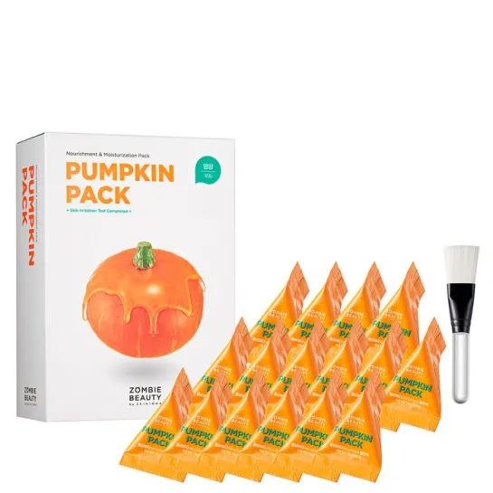 پک ماسک کدو حلوایی اسکین تغذیه کننده و مرطوب کننده پوست SKIN Zombie Beauty Pumpkin Pack