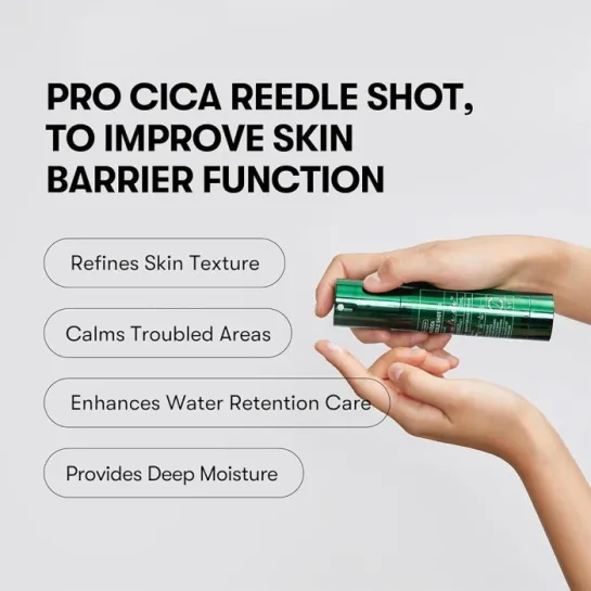 سرم پرو سیکا ریدل شات وی تی کازمتیک تسکین دهنده پوست VT Cosmetics Pro Cica Reedle Shot