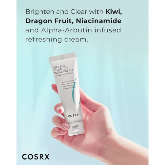 کرم مرطوب کننده روزانه - ویتامین سی کوزارکس لایه بردار و روشن کننده پوست Cosrx Refresh VITAMIN C Daily Cream 50ml