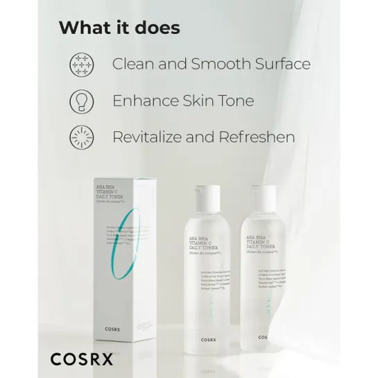 تونر روزانه روشن کننده - ویتامین سی کوزارکس COSRX - Vitamin C Daily Toner 150ml