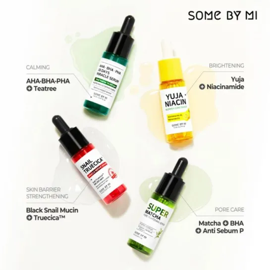 کیت تایی سرم مراقبتی پوست سام بای می SOME BY MI Total Care Serum Trial Kit 1ml