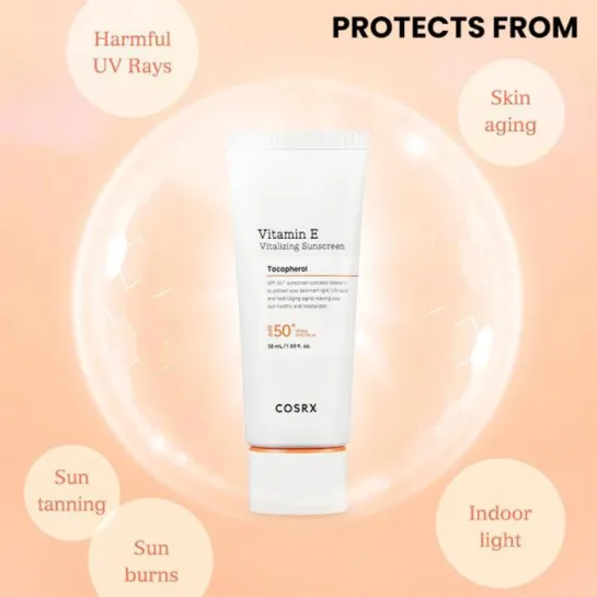 ضد آفتاب ویتامین توکوفرول کوزارکس Cosrx Vitamin Vitalizing Sunscreen SPF50+
