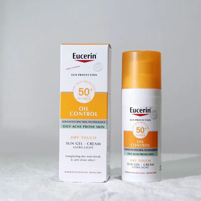 ژل کرم ضد آفتاب spf50 پوست چرب اوسرین 50 میل
