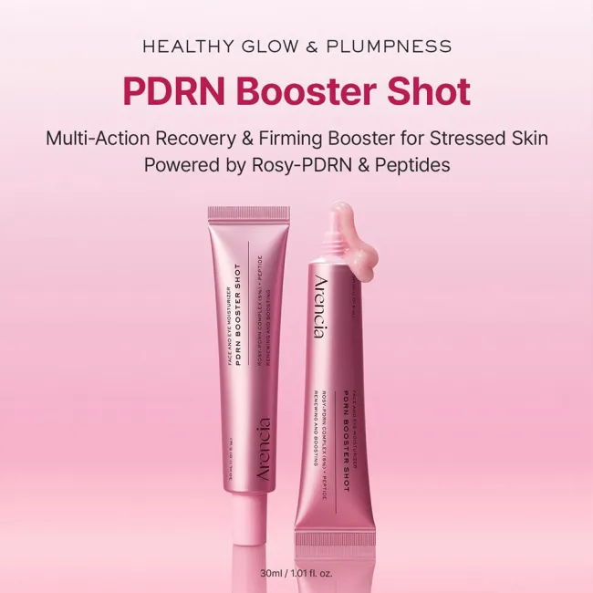 سرم دور چشم و صورت PDRN بوستر شات آرنسیا ترمیم کننده و جوانساز پوست