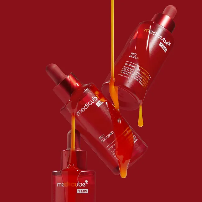 21% Red Succinic Acid Cleansing Booster Serum - medicube.us