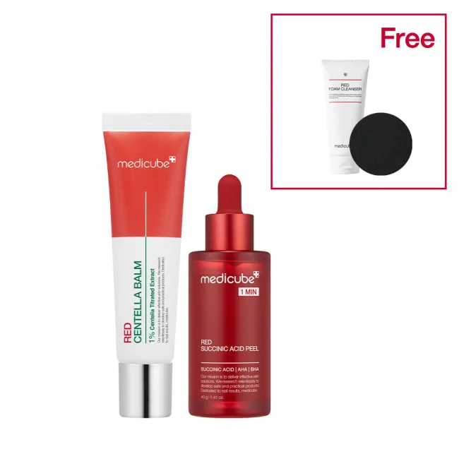 21% Red Succinic Acid Cleansing Booster Serum - medicube.us