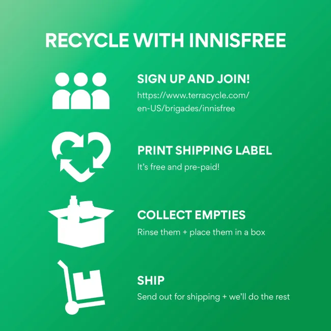 recycle with innisfree: terracycle