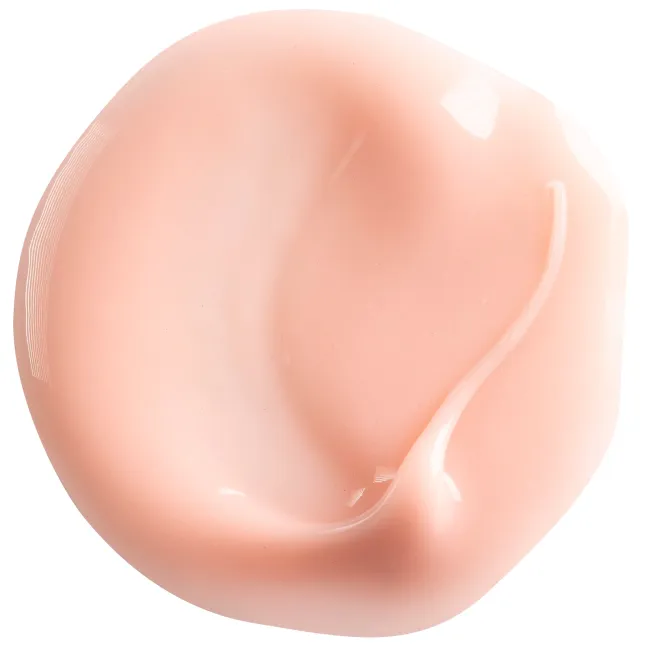 Pink peel-off mask gel close-up swatch