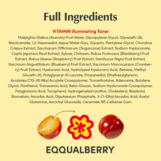 Vitamin illuminating Toner