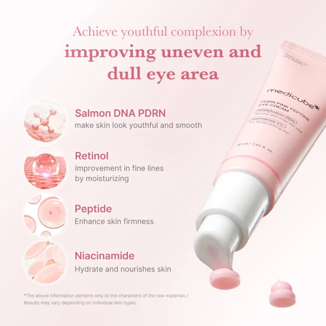 PDRN Pink Peptide Eye Cream - medicube.us