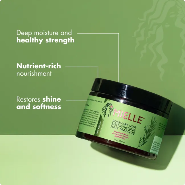 Rosemary Mint Strengthening Hair Masque