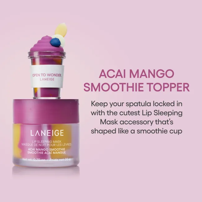 Lip Sleeping Mask in Acai Mango & Topper Bundle
