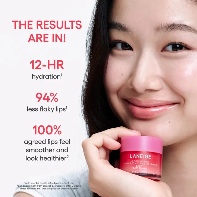 clinical results of benefits of laneige lip sleeping mask