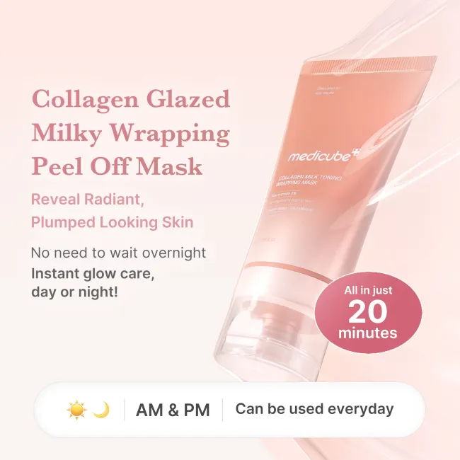 Collagen Milky Glow Daytime Wrapping Mask - medicube.us