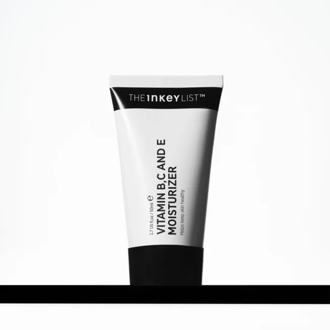 Vitamin B, C and E Moisturizer on a shelf