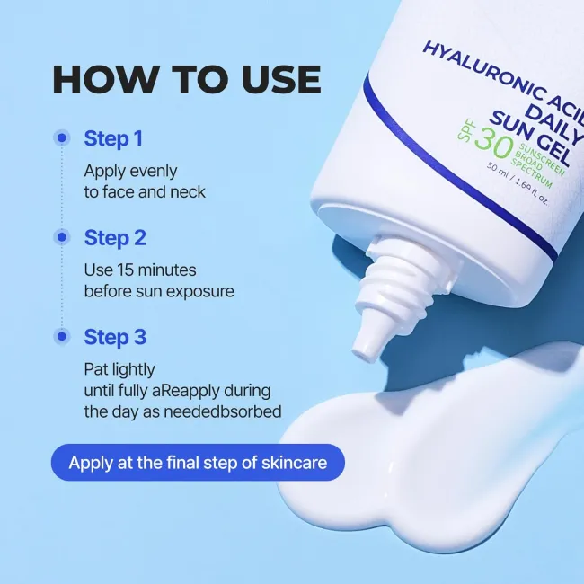 Hyaluronic Acid Daily Sun Gel 50ml