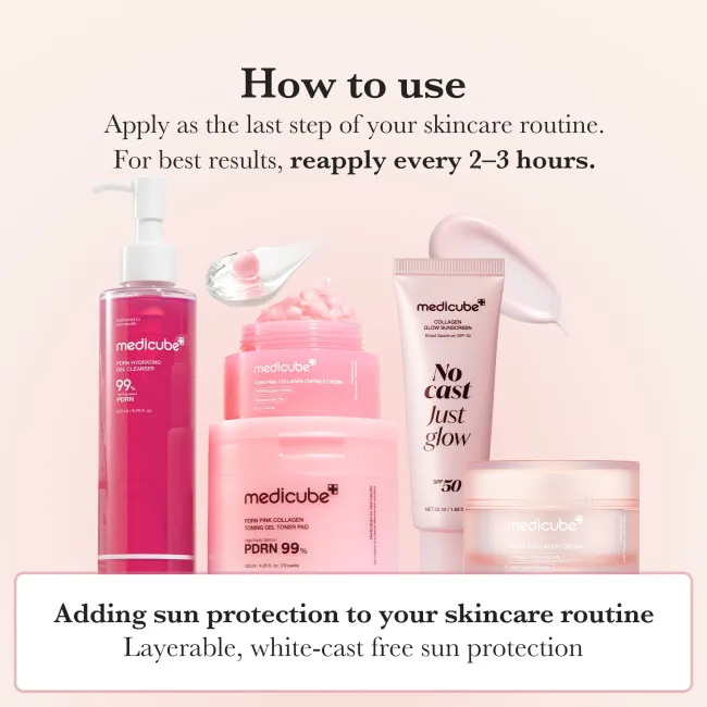 [Subscr.] No Cast Just Glow Collagen Sunscreen - medicube.us