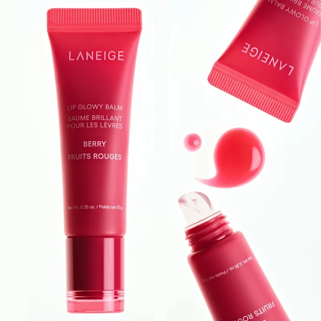 Lip Glowy Balm Berry (Pink tint)