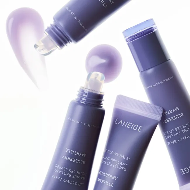 Lip Glowy Balm Blueberry (Blue tint)