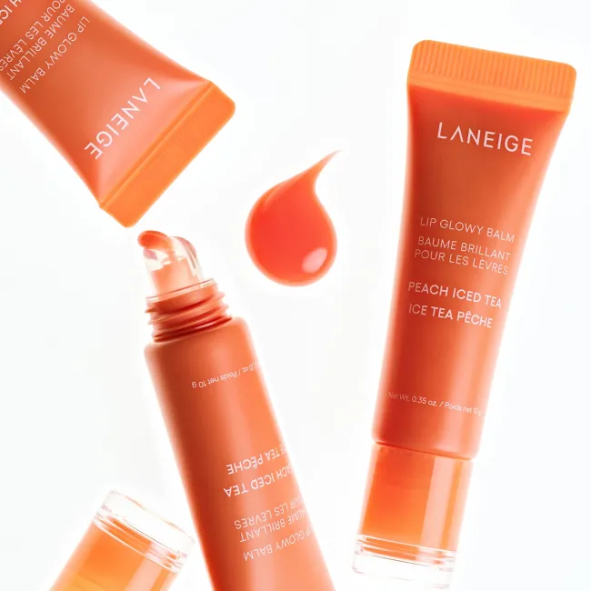 Lip Glowy Balm Peach Iced Tea