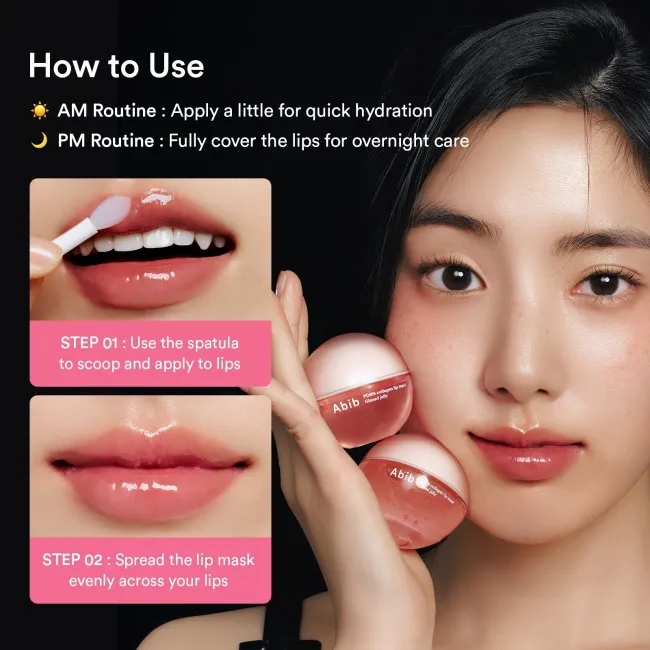 PDRN vegan collagen lip mask Glazed jelly 11g