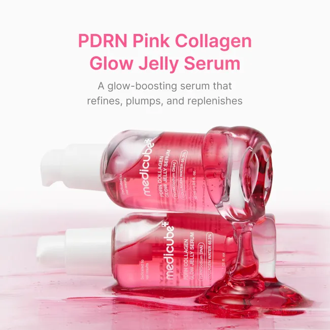 PDRN Pink Collagen Glow Jelly Serum - medicube.us