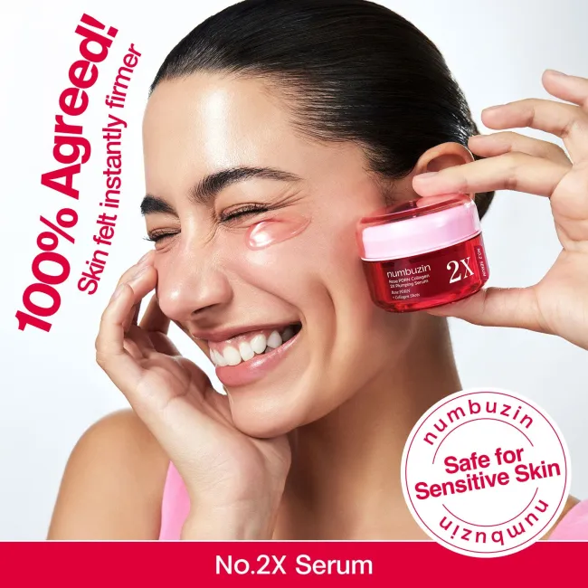 No.2 Rose PDRN Collagen 2X Plumping Serum