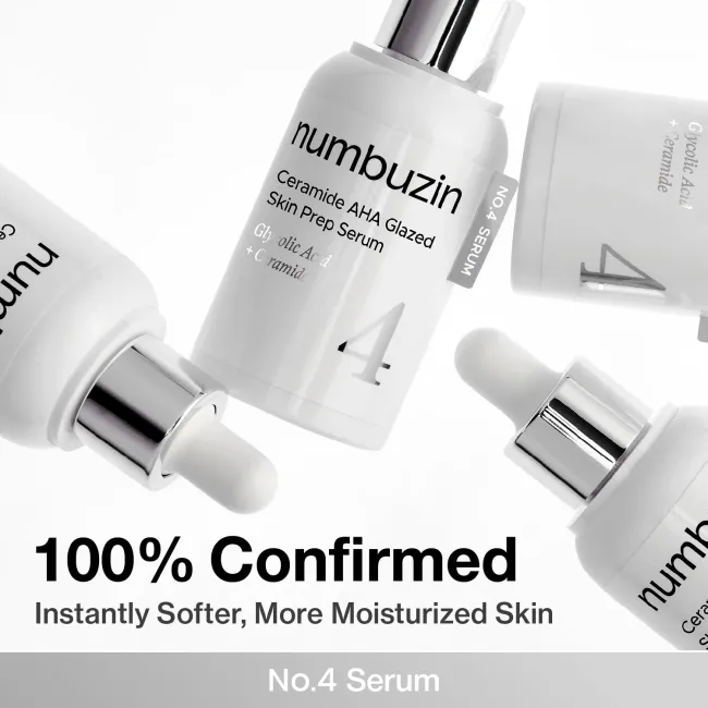 No.4 Ceramide AHA Glazed Skin Prep Serum