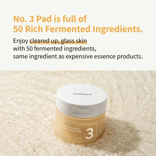 No.3 Radiance Glowing Jumbo Essence Pads