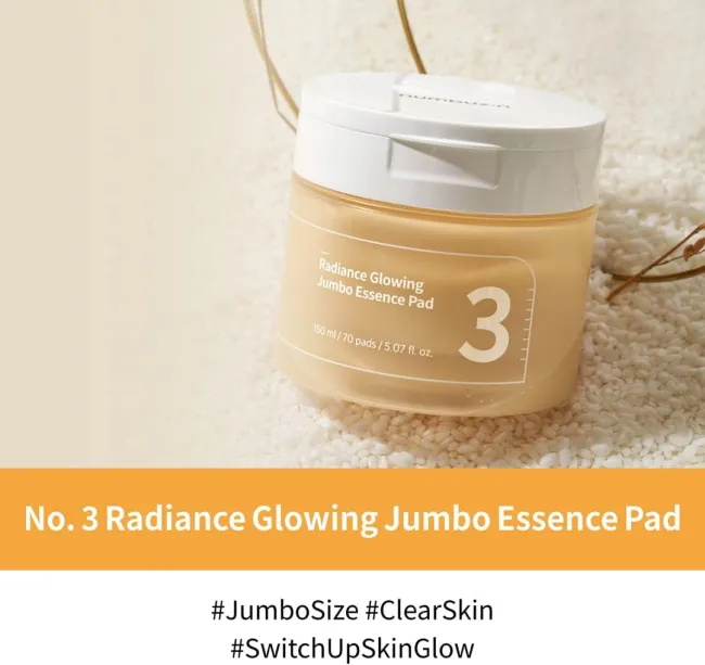 No.3 Radiance Glowing Jumbo Essence Pads